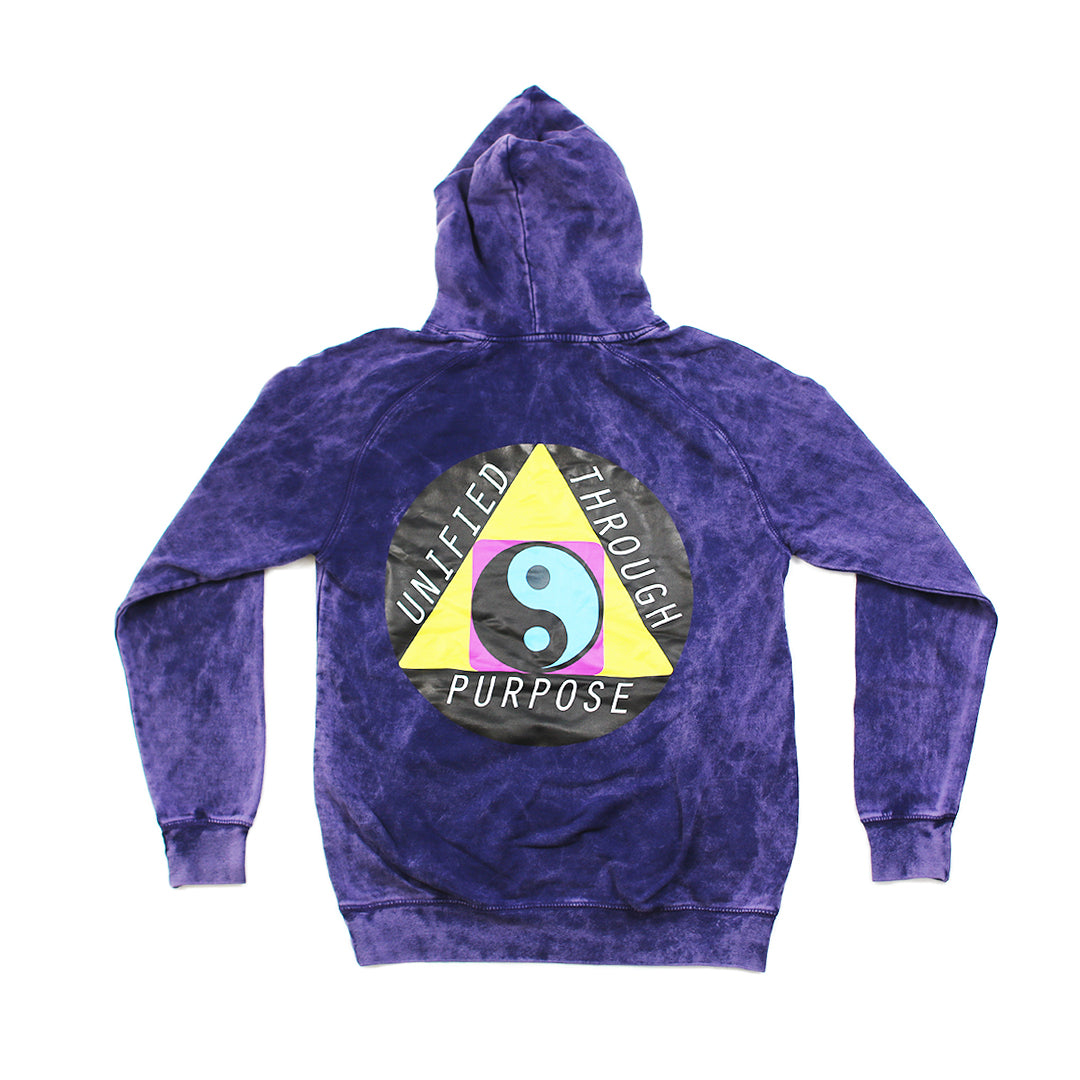 Unified Through Purpose Hoodie - Purple Mineral Wash