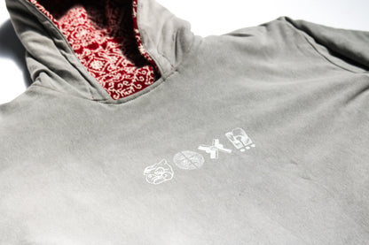 Nomadic Outpost x MYM Organics - Zarape Reversible Hoodie - Carmine