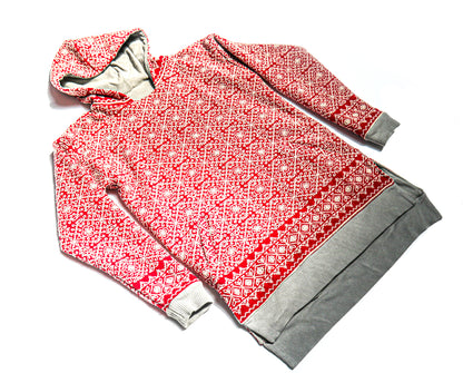 Nomadic Outpost x MYM Organics - Zarape Reversible Hoodie - Carmine