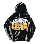 Keep It Pushin Spiral Tie Dye Hoodie