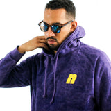 Unified Through Purpose Hoodie - Purple Mineral Wash