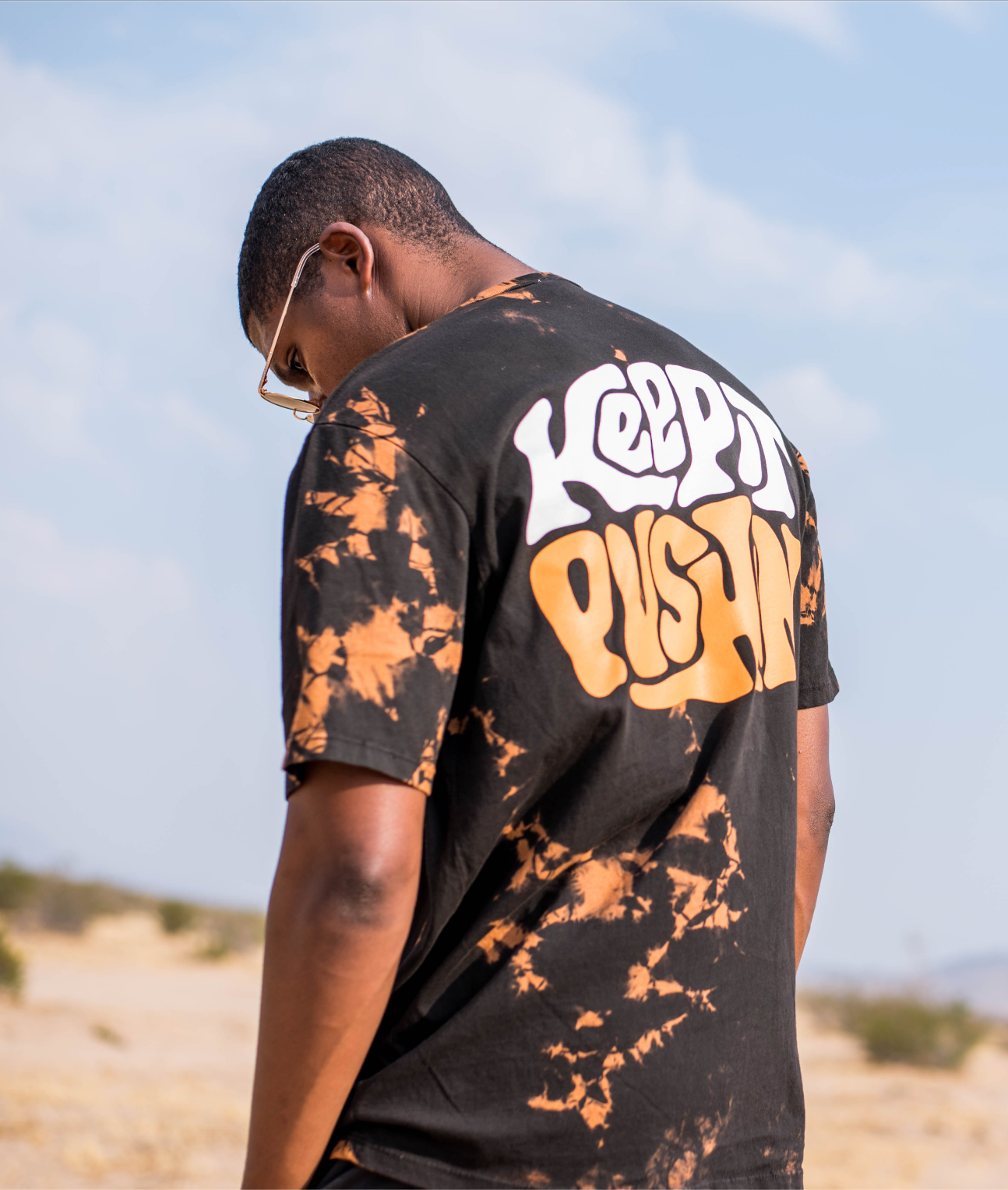 Keep It Pushin - Black/Rust