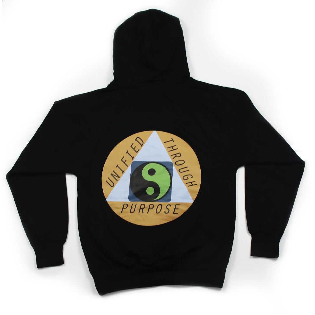 Unified Through Purpose Hoodie - Black