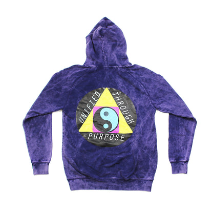 Unified Through Purpose Hoodie - Purple Mineral Wash
