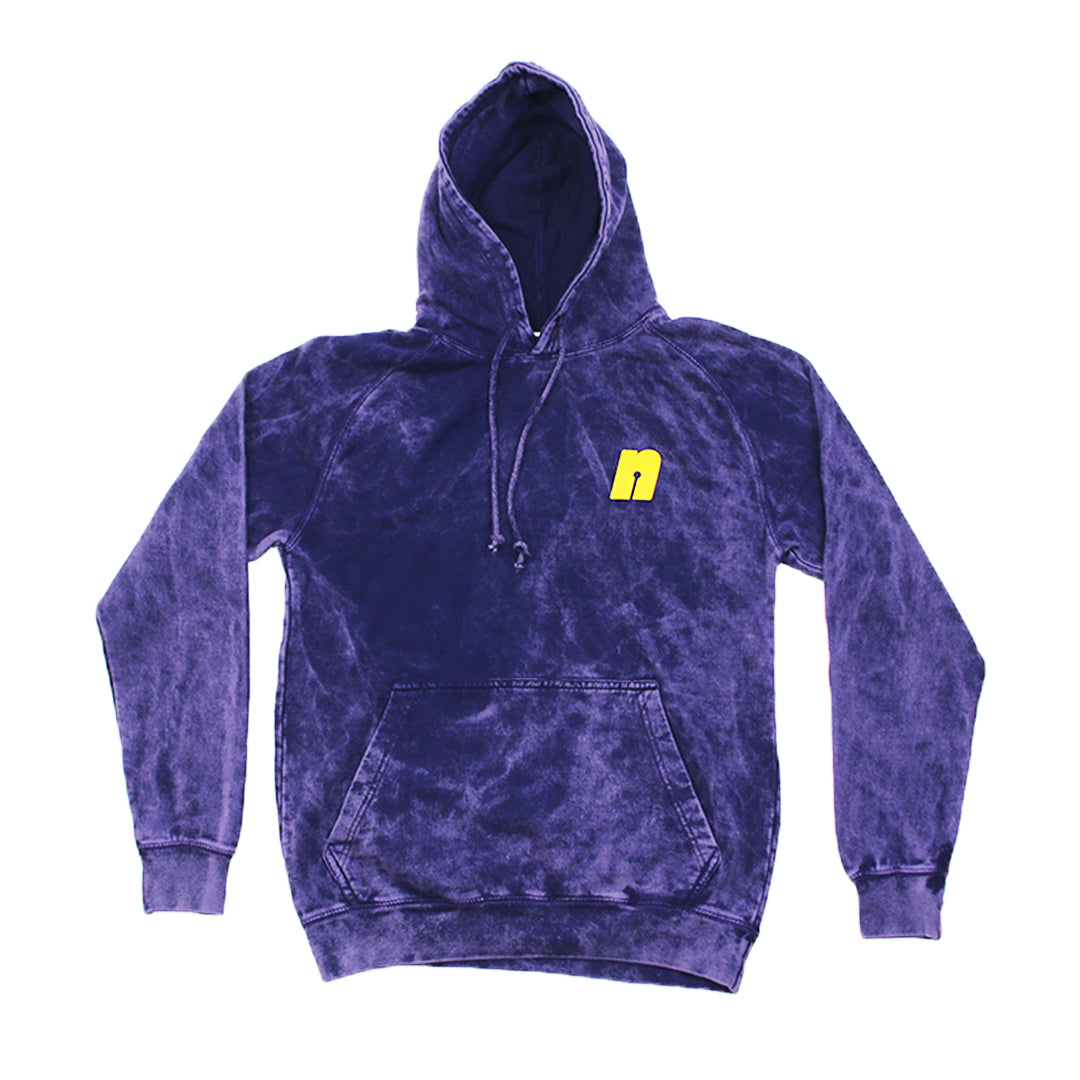 Unified Through Purpose Hoodie - Purple Mineral Wash